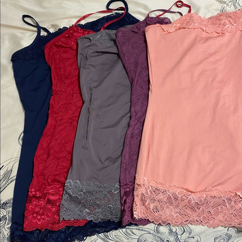 Variety of Camisoles different colors. Maurice brand Size Large